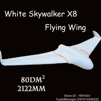 Skywalker X8 baltas Skywalker FPV Skraidantis Sparnas 2122mm RC Plokštumos Tuščias rėmelis 2 Metrai x-8 EPO RC Žaislas