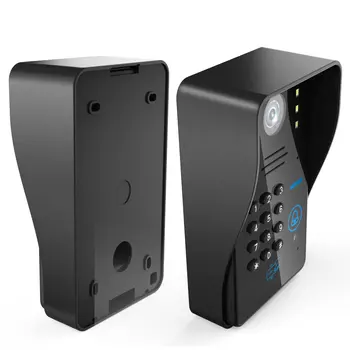 SmartYIBA Vaizdo Domofonas 7 Colių Baltas Ekranas Wifi Bevielio Vaizdo Durų Telefonu Skambinti Kamera, Domofonas Sistema APP Durų Užraktas