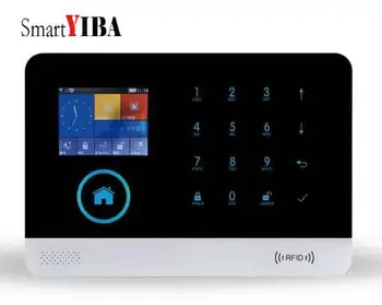 SmartYIBA WIFI, GSM, GPRS anglų Lenkija Perjungiamos RFID kortelę Belaidžio Namų Saugumo Ranka Išjungti Signalizacijos sistemos APP Nuotolinio Valdymo