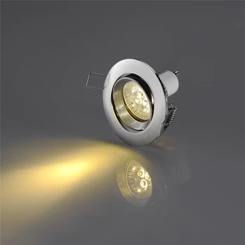 Smėlio Nikelio, Aliuminio LED Lubų Lempos Laikiklis GU10/ MR16 Apšvietimo, Lubų Vietoje Šviesos diodų (LED/Prožektoriai, Lempos, Šviestuvai