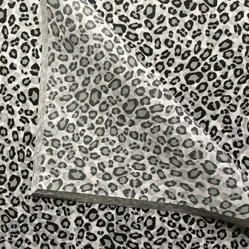 Sniego Leopardas Dizaino, Amatų Audinių Popieriaus Dovana Vyniojimo & Party 120pcs/lot Nemokamas Pristatymas