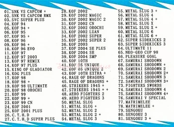 SNK 161 1 žaidimai SNK Krepšelį MVS Kasetė, Neo-Geo Jamma 161 in 1 Multi Žaidimas Kasetė Multigame PCB lenta