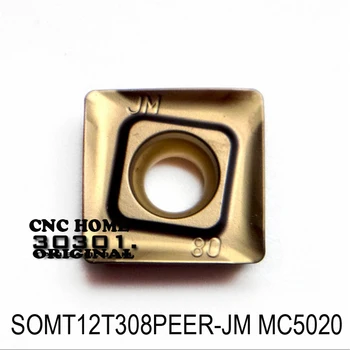 SOMT12T308PEER-JH MC5020/SOMT12T308PEER-JM MC5020,SOMT 12T308 PEER JH/JM.milling insert for boring bar.