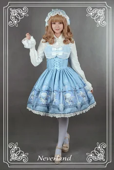 Soufflesong Išskirtinis Dizainas Girl Lolita Dress [Universaliųjų Globėjas] Spausdinami JSK Suknelė Pritaikytas