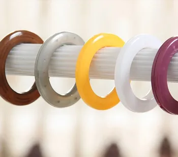 Spalvinga skylė-kasimo ratas užuolaidų žiedų Aukštos kokybės Užuolaidų priedai spalvotų romos žiedas romos įvorės už užuolaidos