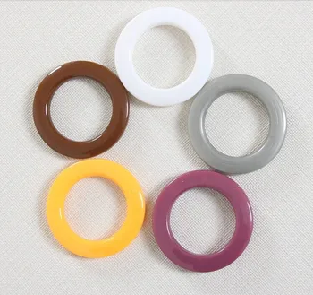 Spalvinga skylė-kasimo ratas užuolaidų žiedų Aukštos kokybės Užuolaidų priedai spalvotų romos žiedas romos įvorės už užuolaidos