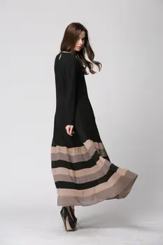 Spalvų Vaivorykštė Musulmonų Moterys Abaja Lady Suknelės Islamo Djellaba Ilgos Suknelės Vasaros Didelis Metrų Turkijos Suknelės