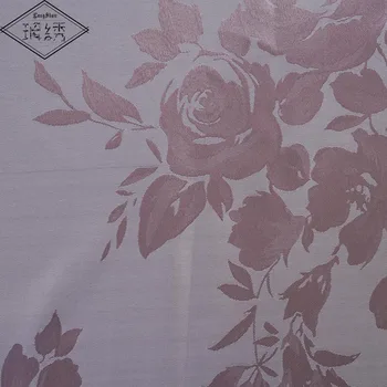 Special Sales 130x180cm 1Pcs Printed Europen Grey Blue grey Purplish red Rose Floral Tablecloth
