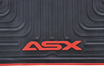 Specialios gumos automobilio bagažo skyriaus kilimėliai Mitsubishi ASX patvarus, atsparus vandeniui linijinių krovinių įkrovos kilimai ASX nemokamas pristatymas