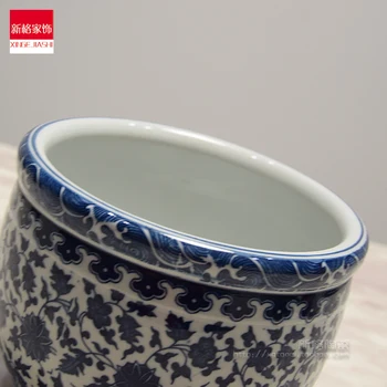 Specialus pasiūlymas Jingdezhen Keramikos Kinų sodininkystės kūrybinė asmenybė mėlynos ir baltos spalvos Narcizas žolės hydroponic flowerp