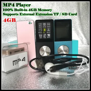 Sportas, Muzika HIFI MP3 MP4 Grotuvas Built-in 4GB Nekilnojamojo Atmintis 1.8