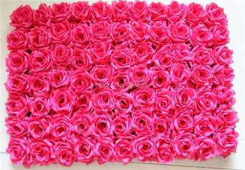 SPR EMS Nemokamai 60*40cm rožių gėlių Dirbtinio šilko rožė gėlių sienos vestuvių fone, vejos/ramstis gėlių vidaus rinkos apdaila
