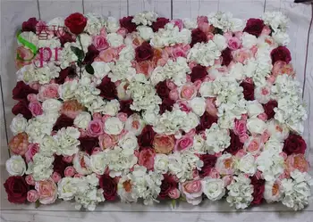 SPR Nemokamas Pristatymas 10vnt/daug Dirbtinė rožė, bijūnas &hydrangea gėlių sienos vestuvių fonas arch lentelė gėlių