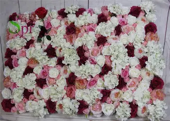 SPR Nemokamas Pristatymas 10vnt/daug Dirbtinė rožė, bijūnas &hydrangea gėlių sienos vestuvių fonas arch lentelė gėlių
