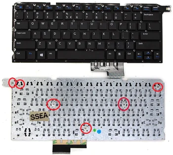 SSEA Naujas JAV Klaviatūra DELL Vostro 14Z 5460 V5460 5460D 5470 5439 nešiojamojo kompiuterio klaviatūra anglų