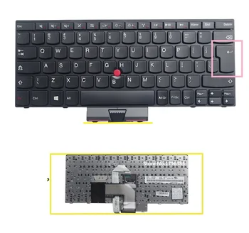 SSEA Naujas nešiojamas UI Klaviatūra anglų kalba, IBM, Lenovo E120 E130 E135 E220 X121 X130 X131 X121E X130E X131E Nemokamas Pristatymas