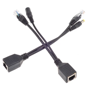 SSICON 10Pairs Passive PoE Splitter Cable Power Over Ethernet Maršrutizatorius, IP Kameros Jungtis PoE Splitter Purkštuvas Maitinimo šaltinis