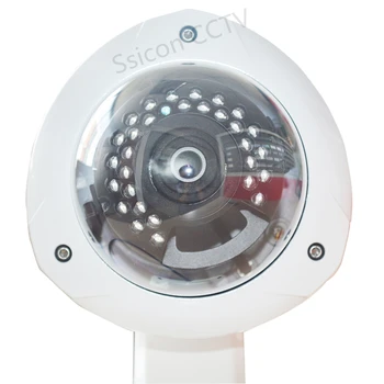 SSICON 2MP 180 Laipsnių 360 Laipsnių Fisheye IP Kamera, Panoraminis Metalo Plataus Kampo Vaizdas Kupolas Apsaugos Kamera Lauko Su Laikikliu
