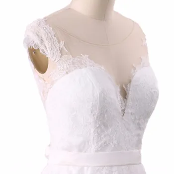 STABDŽIŲ Elegantiškas 2018-Line Vestuvių Suknelė Su Sijonu Nuimamas Tiulio Pigūs Saldus Chalatas De Mariage Casamento Vestuvinės Suknelės Realios Foto