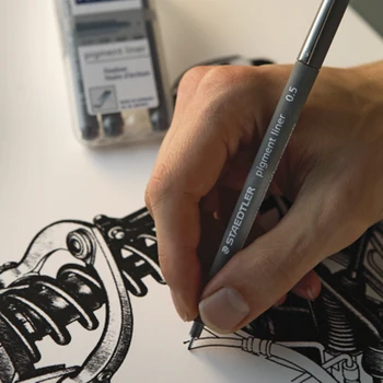 STAEDTLER vandeniui piešinys pen smūgių animacinių filmų dizaino rankų darbo dažytos pen braižiklis rinkinys