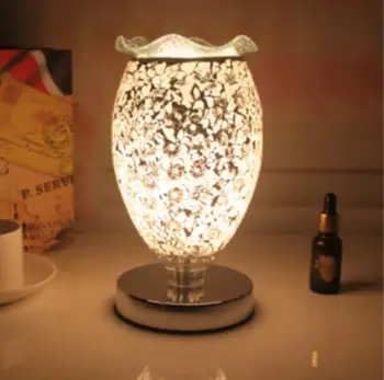 Stalo lempa naftos vestuvių naujas stalo lempos galss lempos kompleksas senovinė mozaika degiklio kištukas