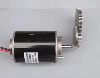 Su pavara 40W-50W vertus-cranked generatorius DC mažas generatorius 12V-24V nuolatinis magnetas nuolatinės SROVĖS variklis dvejopo naudojimo