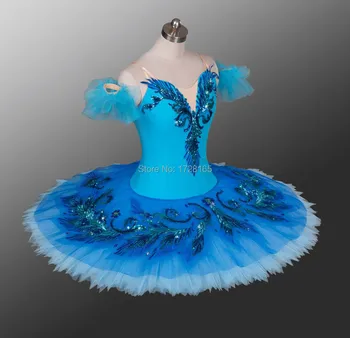 Suaugusiųjų Profesinis Baleto Mdc Moterų Blue Bird Vaidmens, Veiklos Ir Competitiom Rodyti Mergaičių Šokio Kostiumai AT1147