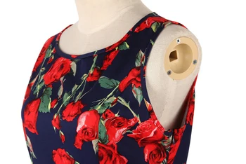 Suknelė internete retro įkvėpė UK suknelė gėlių naujovė drabužių xxxl 50 s rockabilly pinup varčios femme skraiste kleidung nemokamas pristatymas