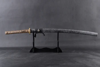 Sulankstyti Plieno, Molio Grūdintas Derliaus Japonų Samurajus Kardas Rankų Darbo Kraštais Katana Full Tang Aštrių Subtilus Namų Puošybai