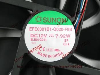 SUNON EFE0381B1-Q020-F9B DC 12V 7.92 M 140x140x38mm Serverio Aikštėje ventiliatorius