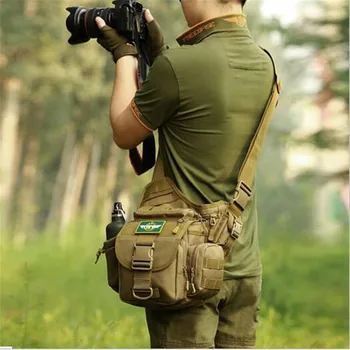 Super balno krepšiai SLR camera bag nailono aukštos kokybės Juosmens pack vyrams ir moterims kelionės Mokykla krepšys yra multi-purpose armijos krepšys