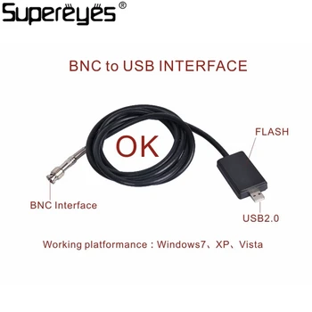 Supereyes Prekės Aukšto Qulity 2M USB 2.0 Tipas BNC Prie USB Sąsajos Stebėjimo Kamerą Analoginio Prie Skaitmeninio Signalo Kabelis Linija