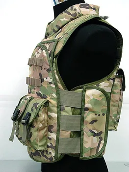 SWAT Airsoft Taktinis Dažasvydis Combat Assault Vest BK/DE/multicam