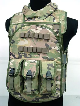 SWAT Airsoft Taktinis Dažasvydis Combat Assault Vest BK/DE/multicam