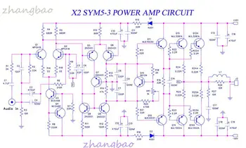 SZXS X2 Symasym5-3 POWER AMP klasės galios stiprintuvo galios stiprintuvo mašina produktas
