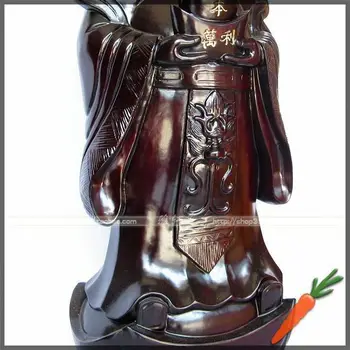 T Zhai raudonmedžio medžio drožybos amatų Galerija] turtų Dievas, Buda 80cm didelis, apdaila, apdailos, Namų Baldai