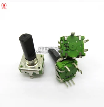 Taivano ALFA impulsinis jungiklis potenciometras EB12-24 bitų jungiklis 20mm pusė veleno encoder