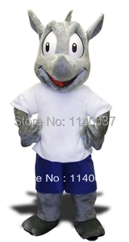 Talismanas aukštos kokybės Robertas Rhino Talismanas kostiumas Suaugusiųjų Animacinis Personažas Mascotte Apranga Kostiumas