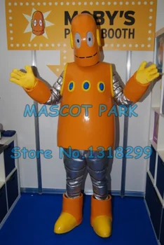 Talismanas BrainPOP Moby robotas Talismanas kostiumas suaugusiųjų dydžio karšto animacinį personažą robotas temą customizble kostiumai karnavaliniai išgalvotas suknelė