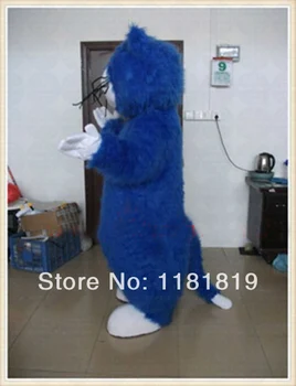 TALISMANAS pliušinis mėlyna Katė talismanas kostiumas užsakymą išgalvotas kostiumai, anime cosplay mascotte fancy dress karnavalas kostiumas