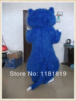 TALISMANAS pliušinis mėlyna Katė talismanas kostiumas užsakymą išgalvotas kostiumai, anime cosplay mascotte fancy dress karnavalas kostiumas