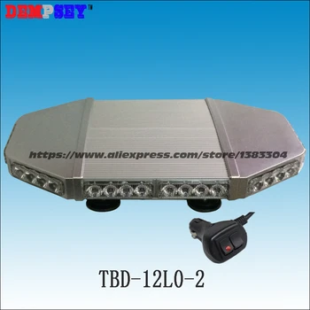 TBD-12L0-2 Aukštos kokybės Led mini lightbar/Didelės galios 40W LED Automobilių įspėjamoji lemputė baras /Sunkusis magnetinio bazinė LED šviesos/DC12V/24V
