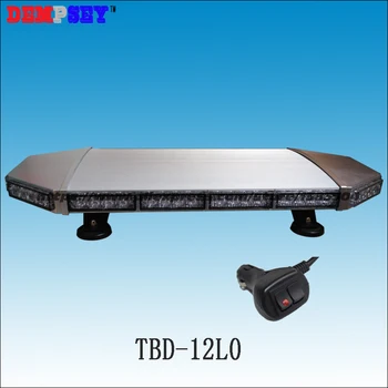TBD-12L2 DC12V/24V 64W Led Mini lightbar/Sunkusis magnetinis pagrindas/gintaro įspėjimo lightbar/Mirksinti įspėjimo žibintai/18 flash modelis