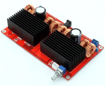 TDA7498 stiprintuvo valdybos 32VDC 2.0 kanalo D klasės Lygiagrečiai TDA7498 stiprintuvas 200W+200W geriau nei TA2024