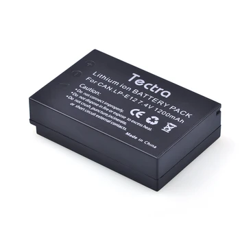 Tectra 4pcs/pack LP-E12 LP E12 7.4 V /1200mAh Li-ion Fotoaparato Baterija, Canon Rebel SL1 EOS M EOS M2 EOS M10 M100