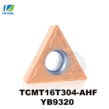 Tekinimo įrankiai, TCMT16T304-AHF YB9320 volframo karbido tekinimo įterpti pusiau apdailos ir apdaila nerūdijančio plieno TCMT16T304