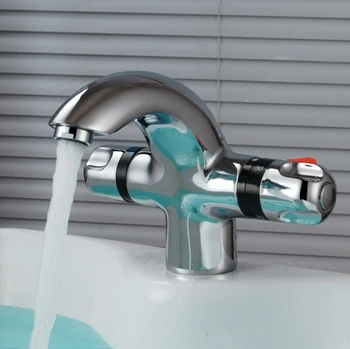 Termostatiniai baseino maišytuvas vonios kambarys termostatiniai baseino vandens maišytuvas maišytuvas bakstelėkite termostatiniai maišytuvai