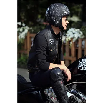 THH derliaus Motociklo Šalmas atidaryti veido harley šalmai, moto casco gali pridėti viseira bolha retro jet motoroleris vespa pusę veido šalmas
