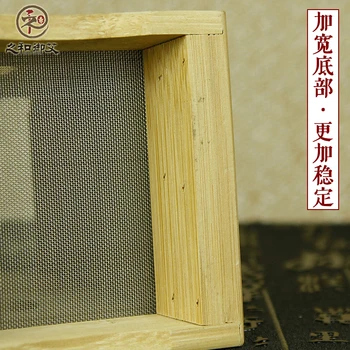 Thicken four holes bamboo box moxibustion massage device Nanzhu no paint moxa apparatus