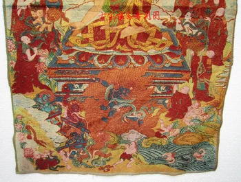 Tibeto Budistų Thangka šilko siuvinėjimo kaip Namų Dekoravimo kabo kaip dekoracija didmeninės